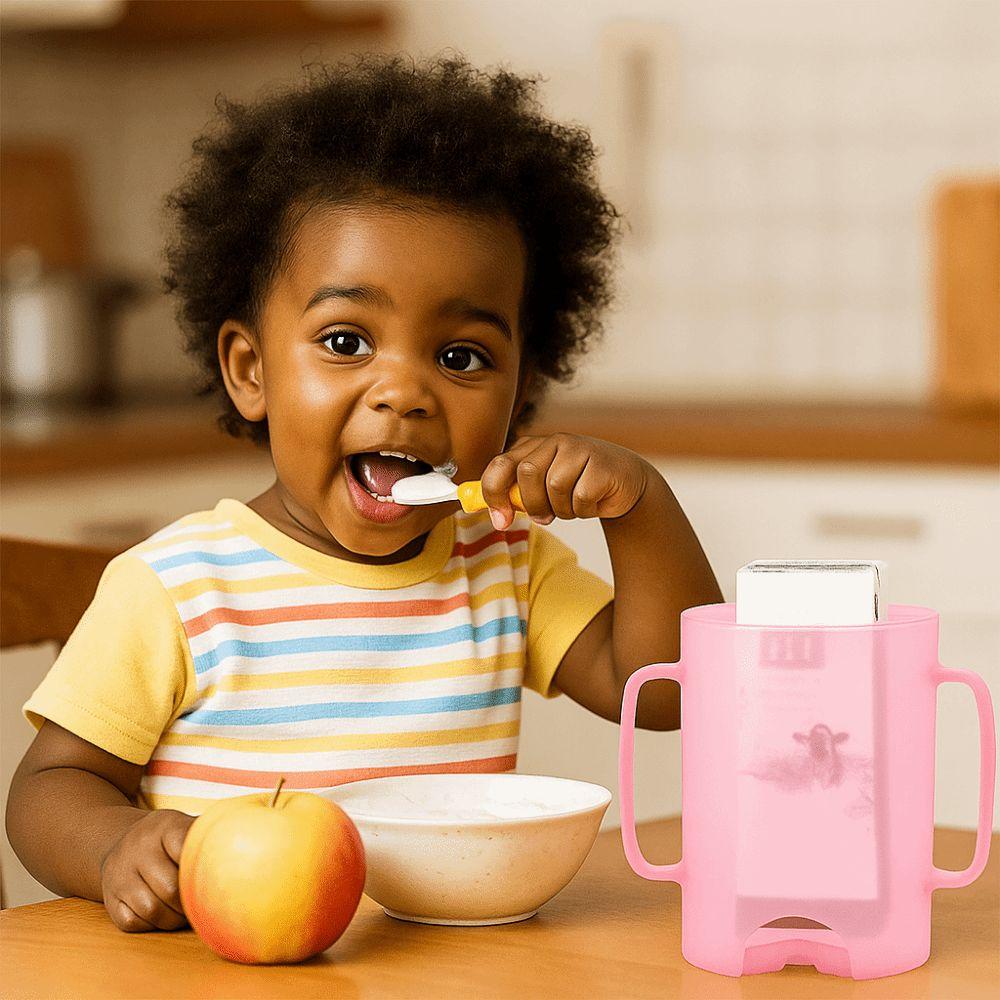 Пластиковый держатель для пищевого пакета Удобный держатель для пакета молока Держатель для пакета сока для ребенка