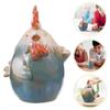 Saving Money Ceramic Piggy Bank Creative Hen Figurines Crafts Cute Money Box  for Kids Girl