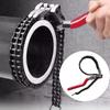 Long Handle Wrench Oil Filter Wrench For Oil Change Tasks Robust Metal Construction Secure Grip Mechanism Anti-slip Chain System
