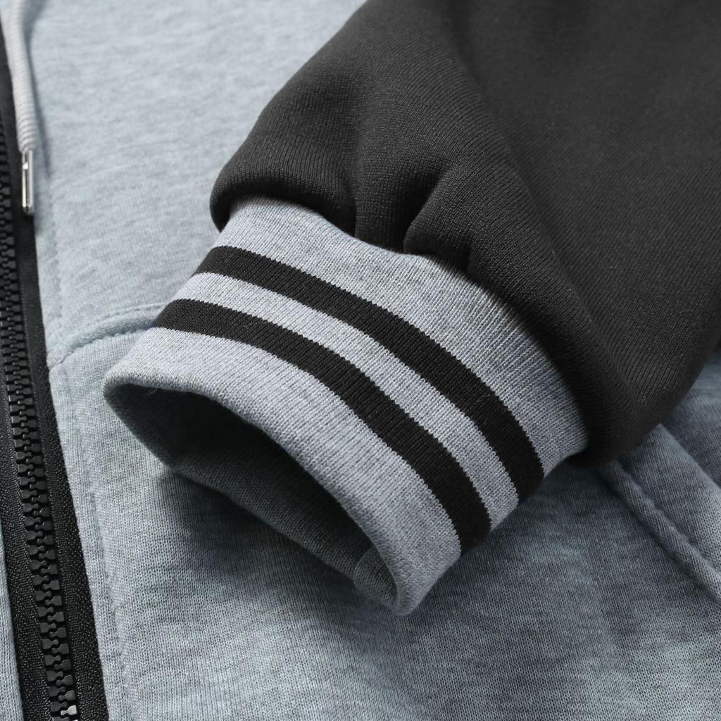 Худи "Jaggad" для мужчин Кардиган на молнии Худи с капюшоном и карманом Спорт и отдых Мужская мода Толстовки и свитшоты Уличная одежда Повседневные Мужские пальто