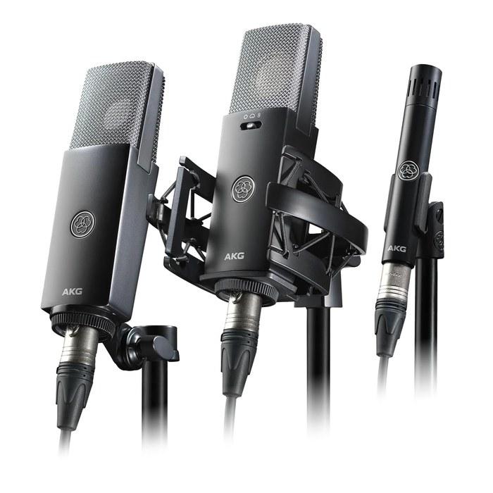 AKG C104 Side-Address Condenser Microphone Cardioid, Large Diaphragm, Recording Black 1.4" x 1.9" x 6.2