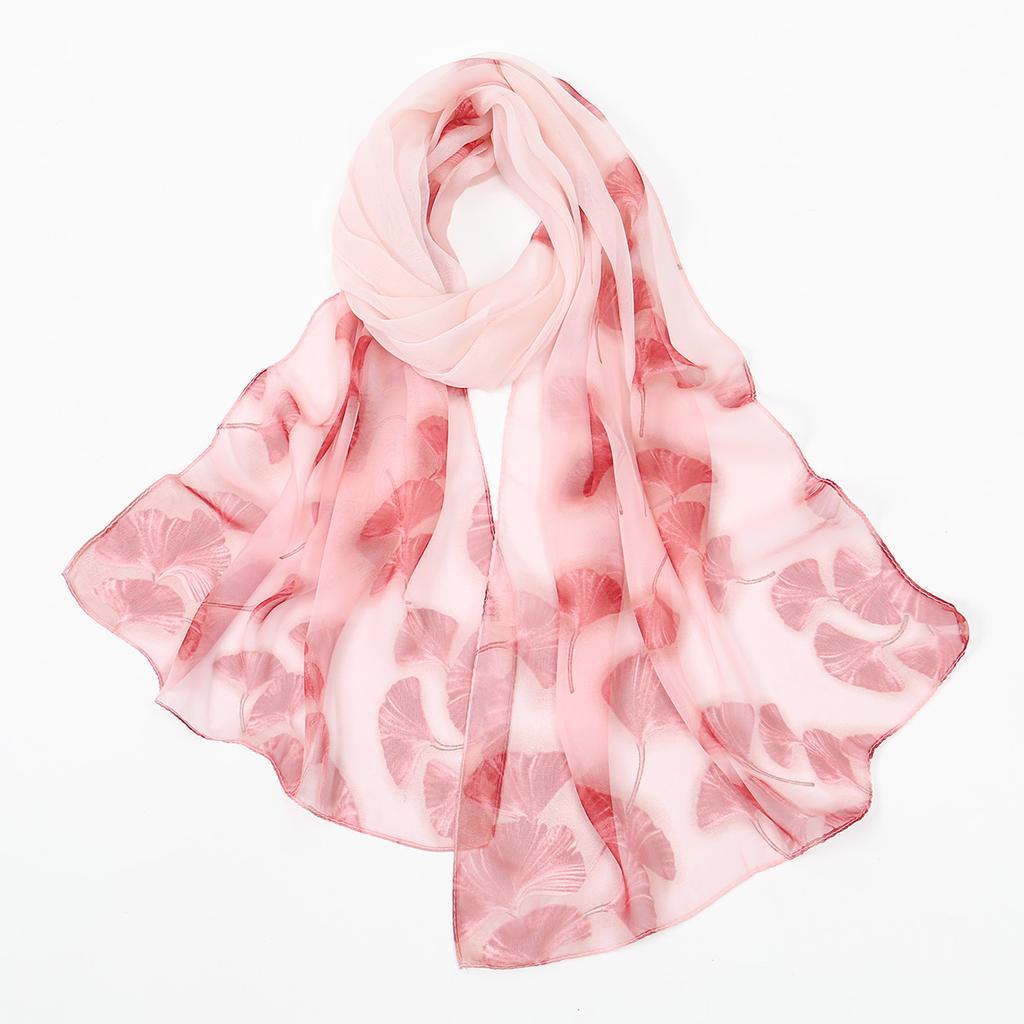 Новый красивый хиджаб из жоржета с цветочным принтом для женщин, тонкий мягкий шарф-шаль, ближневосточный летний пляжный платок с защитой от солнца.