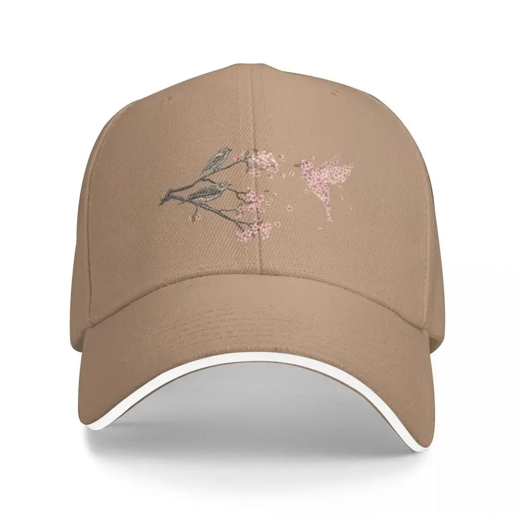 Blossom Bird Cap Fashion Casual Baseball Caps Adjustable Hat Hip Hop Summer Unisex Baseball Hats Customizable Polychromatic