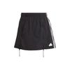 Dance All-Gender Woven Skirt With Three Stripes And Elastic Waist Women Bottoms Black IP2393