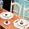 18/30/38см Плетеные подставки под тарелки Нескользящий теплоизоляционный коврик Подставки для стола Плетеные подставки под тарелки Рождество