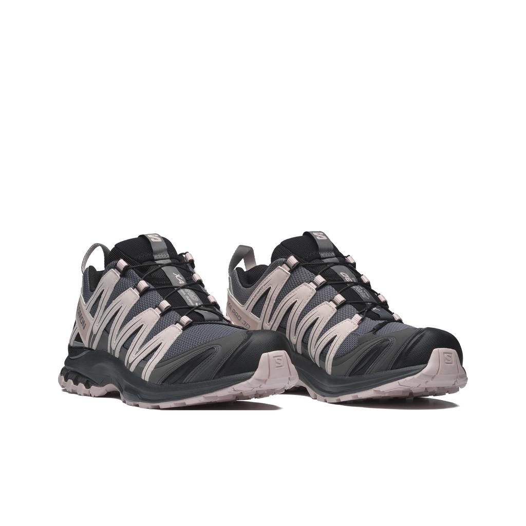 SALOMON XA Pro 3D Comfortable Soft Low-Top Running Shoes Unisex Sneaker Quiet-Purple Rock-Grey Black 491841