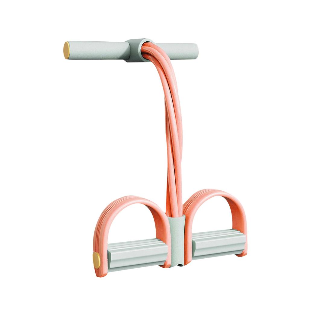 Фитнес-ленты сопротивления-4 Tube Pedal Puller, Pedal Puller, педальная лента сопротивления с ручкой, для растяжки живота/талии/рук/ног