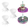 3 Pcs Paint Pouring Split Cups for Acrylic Paint DIY Painting Paint Pour Cup Funnel Mini 7 Leg
