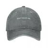 Dont Touch Me Graphic Washed Cotton Baseball Cap for Unisex Women Casual Adjustable Sun Hat