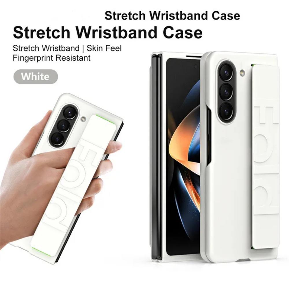 Роскошный чехол-ремешок для запястья для Samsung Galaxy Z Fold 6, защитный чехол для Galaxy Z Fold 5, 4, 3, 2, ударопрочный, цветной, с полной защитой