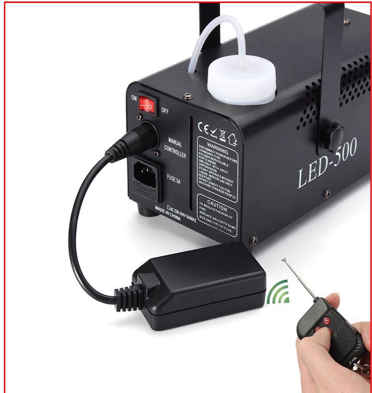 500W Remote-Control Smoke Machine for Stage, Photography, Weddings, and Bars