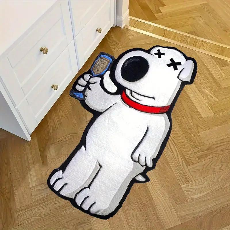 Cartoon Characters Pattern Rug Irregular Bedroom Carpet Soft Fluffy Plush Bedside Carpets Home Decoration Non-slip Floor Mat