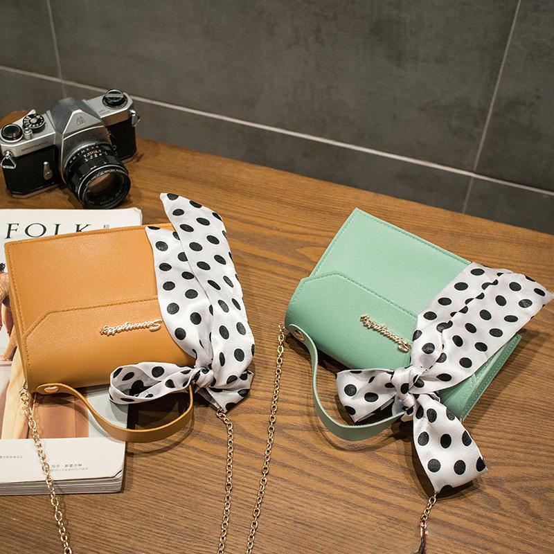 Шарф Сумка Маленькая Сумка для Женщин Корейский Стиль Женская Сумка Через Плечо