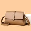 Feminine PU New Fashion Shoulder Bag of Soft Leather Casual Crossbody Bag of Large Capacity Small Square Fashion Bag