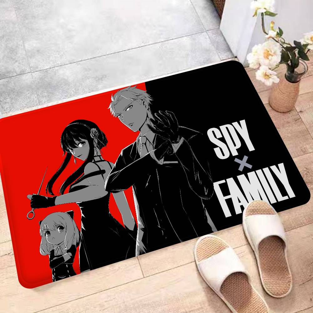 Японская манга Spy X Family Напольный коврик Противоскользящий Впитывающий воду Длинный коврик-подушка Коврик для спальни Alfombra