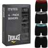 EVERLAST Мужские боксеры Хлопок Логотип Черный Набор 4 штуки