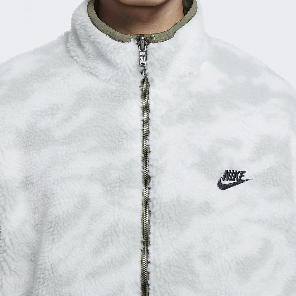 Nike Мужская двусторонняя куртка Club Fleece, цвет 'Средняя олива/Черный' (Оливковый Камуфляж)' DQ4885-222