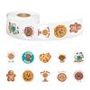 100-500pcs Cartoon Cookies Stickers for Yummy Dessert Sticker for Stationery Scrapbook Phone Art Bakery Sealed Label Decal
