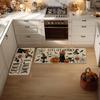 40*60+40*120cm Halloween Horror Kitchen Mat Set of 2 – Absorbent & Oil-Proof Non-Slip Floor Mats, Easy-Clean Spooky Decor for Home Entryway