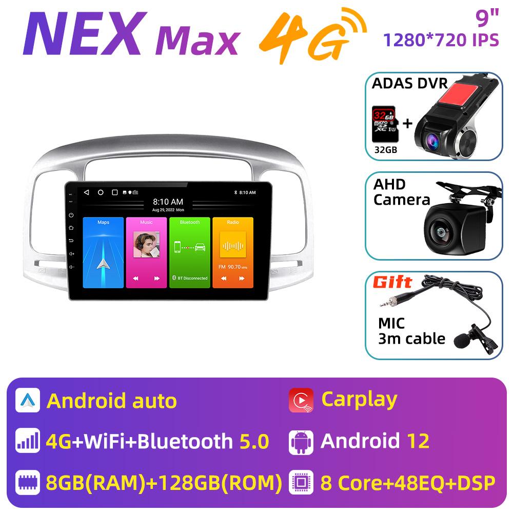 Для Hyundai Accent 2006-2011 Экран 2 Din Android Радио Автомобильный мультимедийный проигрыватель Стерео GPS Навигационный блок Авторадио Carplay