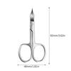 1Pc Professional Nail Scissors Cutter Clipper Manicure Curved Tip Pedicure Tool
