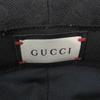 Great GUCCI hat GG Canvas Fedora Bucket Hat black polyester mens 576587 Used