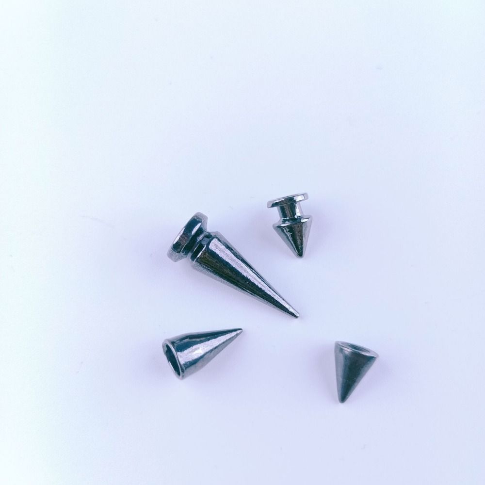 80 Sets DIY Decoration Punk Rivet Mixed Size Back Studs & Spike Cone Screw  Leather Craft