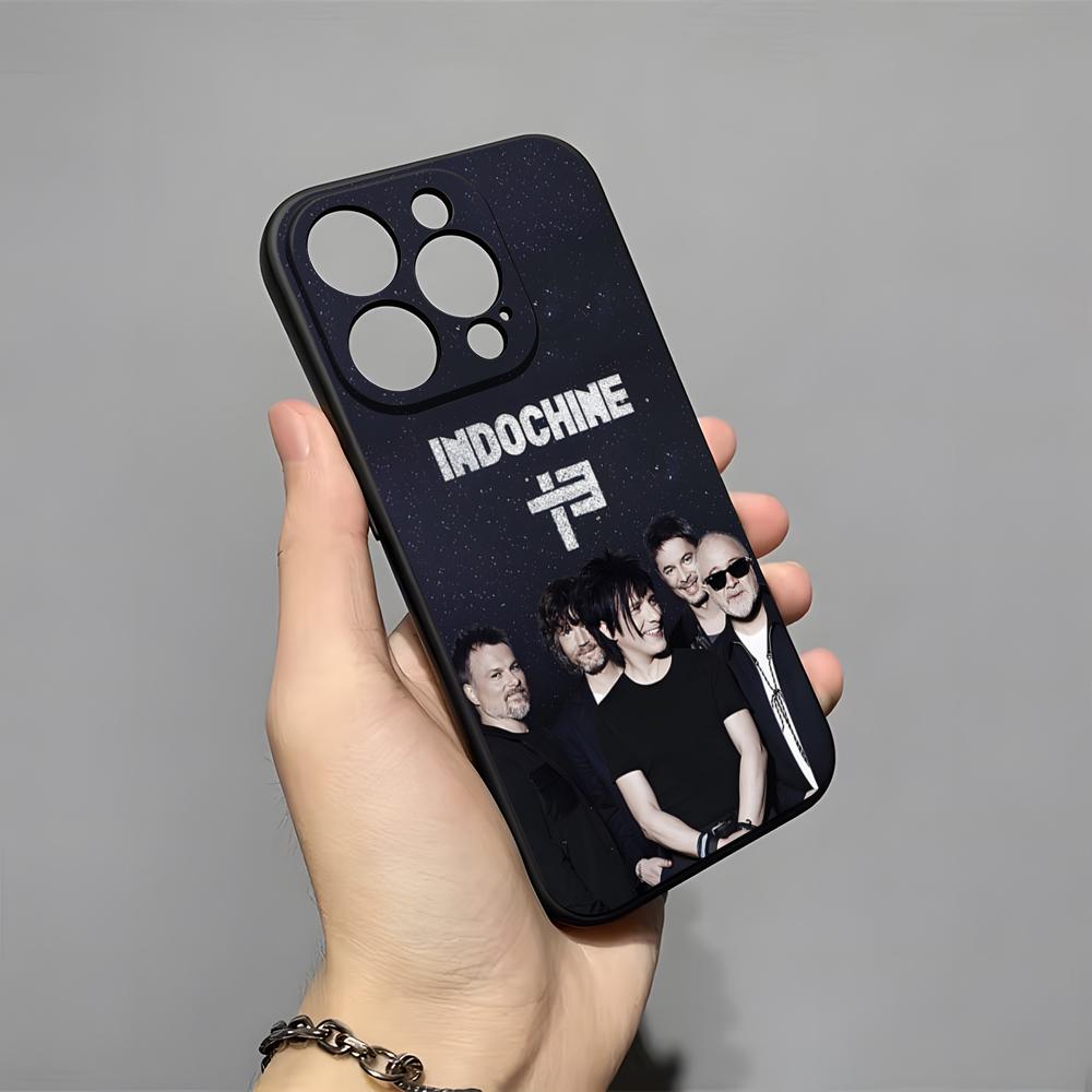 Best Of Indochine Band Phone Case For IPhone 17 Pro Max 16 15 14 Pro Max 13 11 X Xs Xr 8 7Plus Silicone Cover