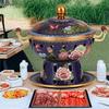 Одноместный алкогольный хотпот из эмалированной меди Naijiang