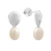 Silver Earrings with Natural Pearls 4.75ct (2186199)