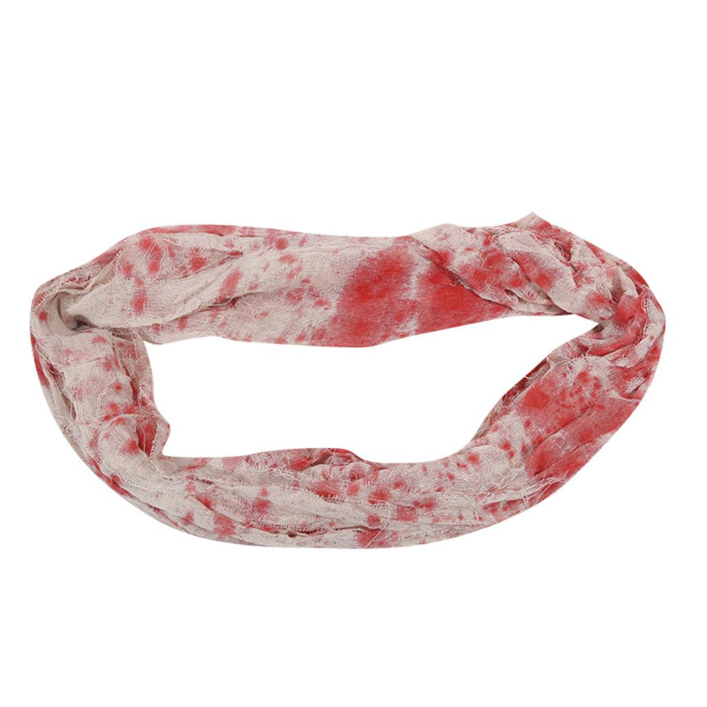 Halloween Decorative Door Curtain Blood Handprint Curtain Party Haunted House Door Pendant Horror Atmosphere Arrangement Bloodstained Cloth Strip Prop