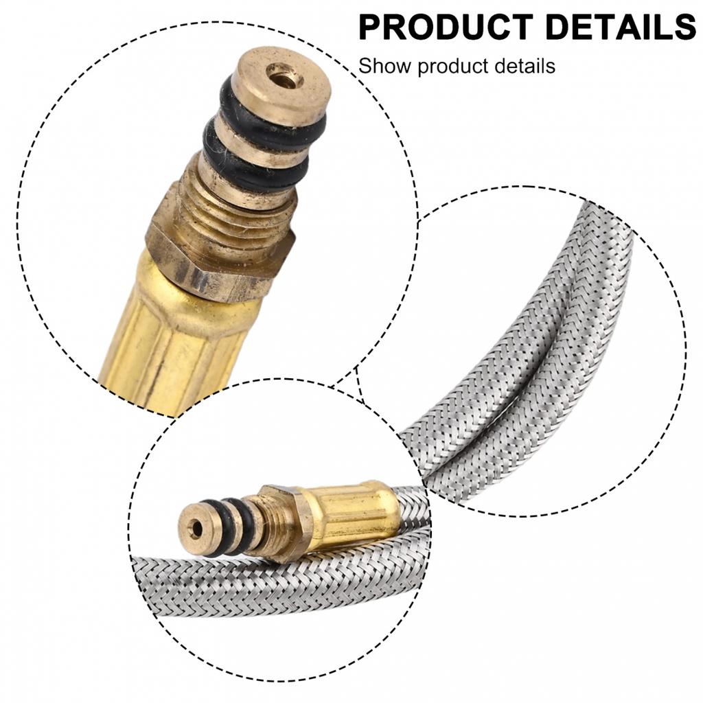 35 50 см плетеный шланг для удлинения газового баллона, подходит для походной плиты