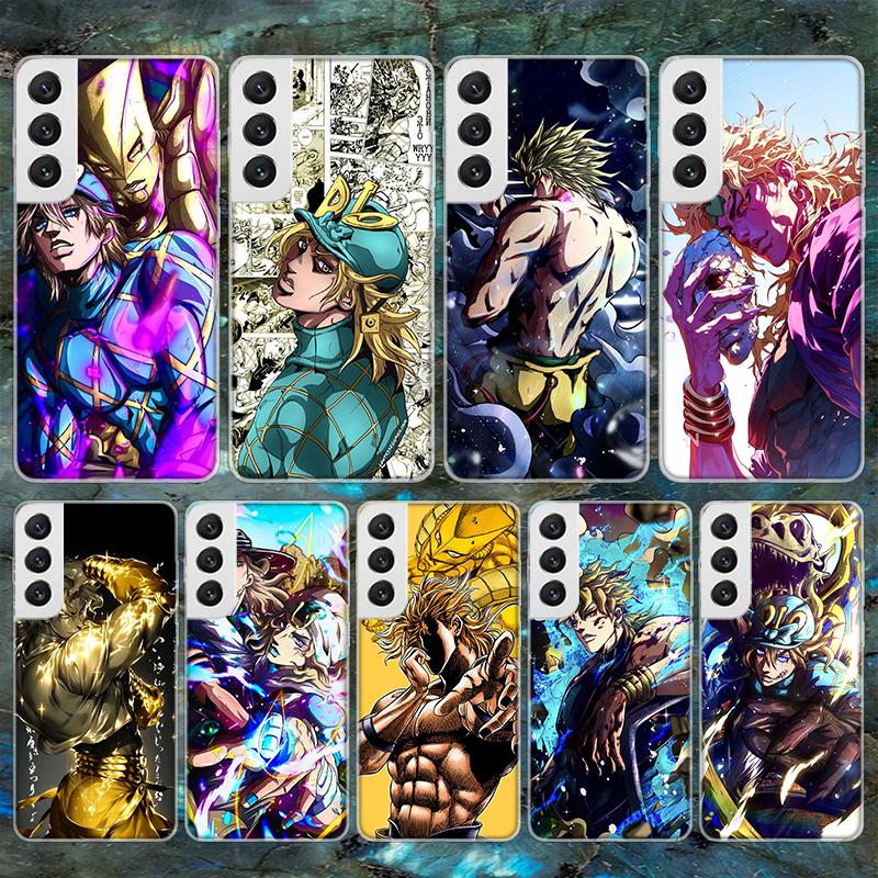 JoJo Adventure Дио Диего Брандо Мягкий чехол для телефона для Samsung Galaxy S24 S23 S22 S25 Ultra S21 Plus S20 FE S10 + S25 Edge Узор