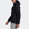adidas Куртки Мужские Черные С Капюшоном Умеренные Другие GF0019