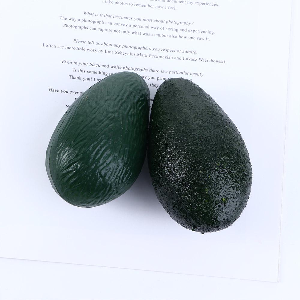 Plastic Fake Fruit Artificial Avocado Photography Props Table Decoration Party Ornaments