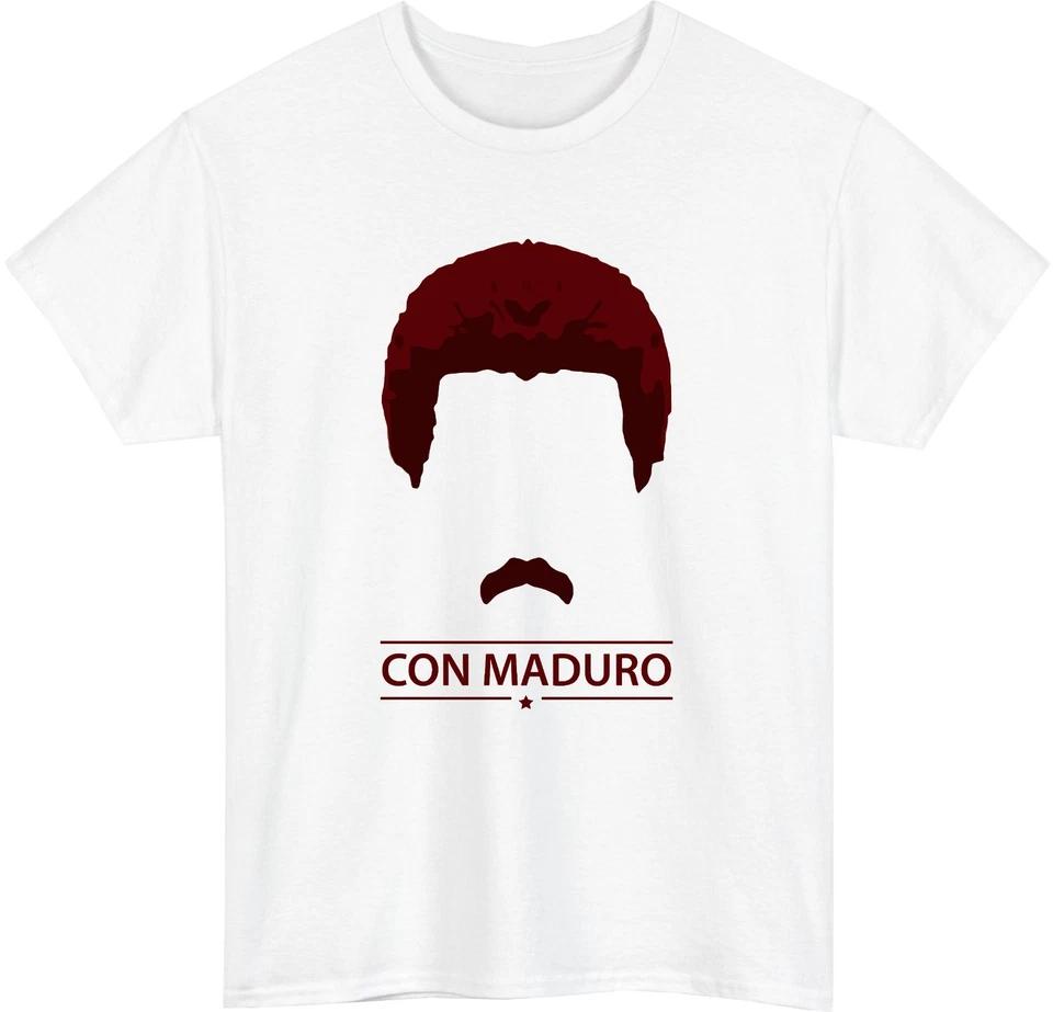 Con Maduro T‑Shirt Bold Minimal Face Fan Tee Streetwear Unisex Gift Party Top