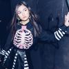 Womens Oversized Streetwear Hoodie With Bat Skeleton Print Long Sleeve Loose Fit Casual Pullover