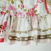 Comme des Garons Girl Floral pattern scarf pattern patchwork skirt