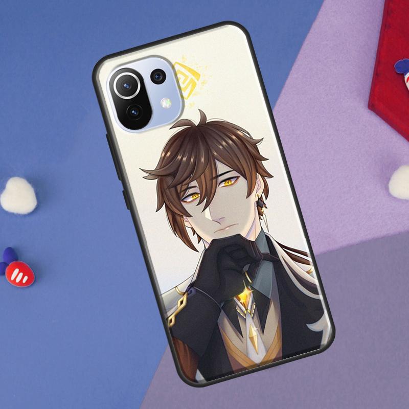 Чехол Zhongli Genshin Impact для Xiaomi 14 Ultra 13 11T 12T 13T 14T Pro POCO X6 X7 Pro X3 X5 F3 F5 F6 M6 Pro