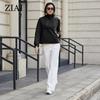ZIAI 2023, весенняя женская куртка, короткий плащ, простой пуловер, женское пальто, простые повседневные качественные ветровки, куртки ZS-30011