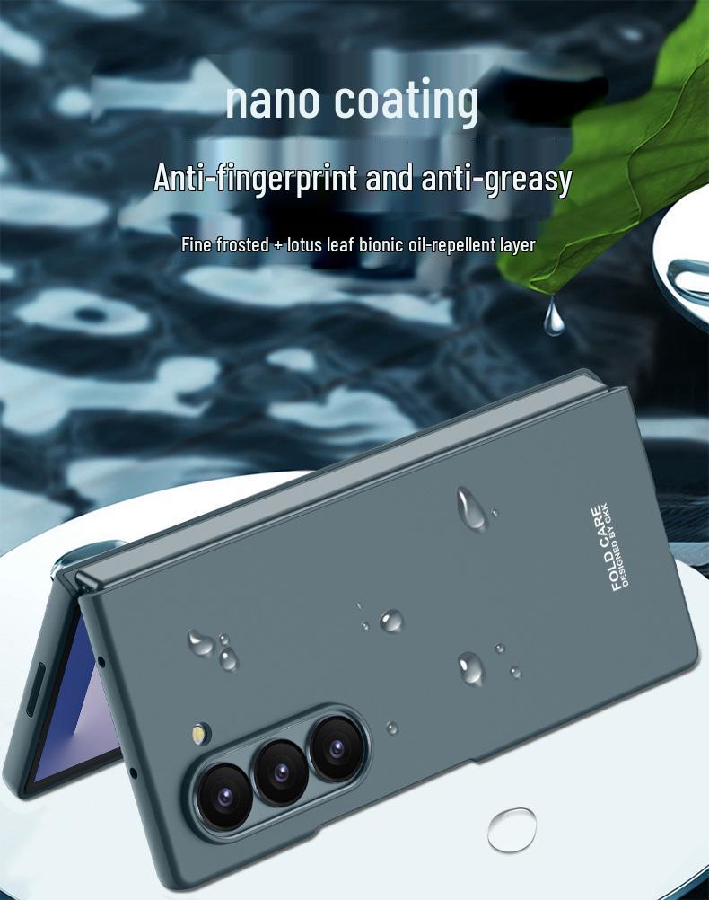 Ультратонкий матовый чехол для телефона Samsung ZFold7: Модный, Однотонный, Складной Защитный Чехол