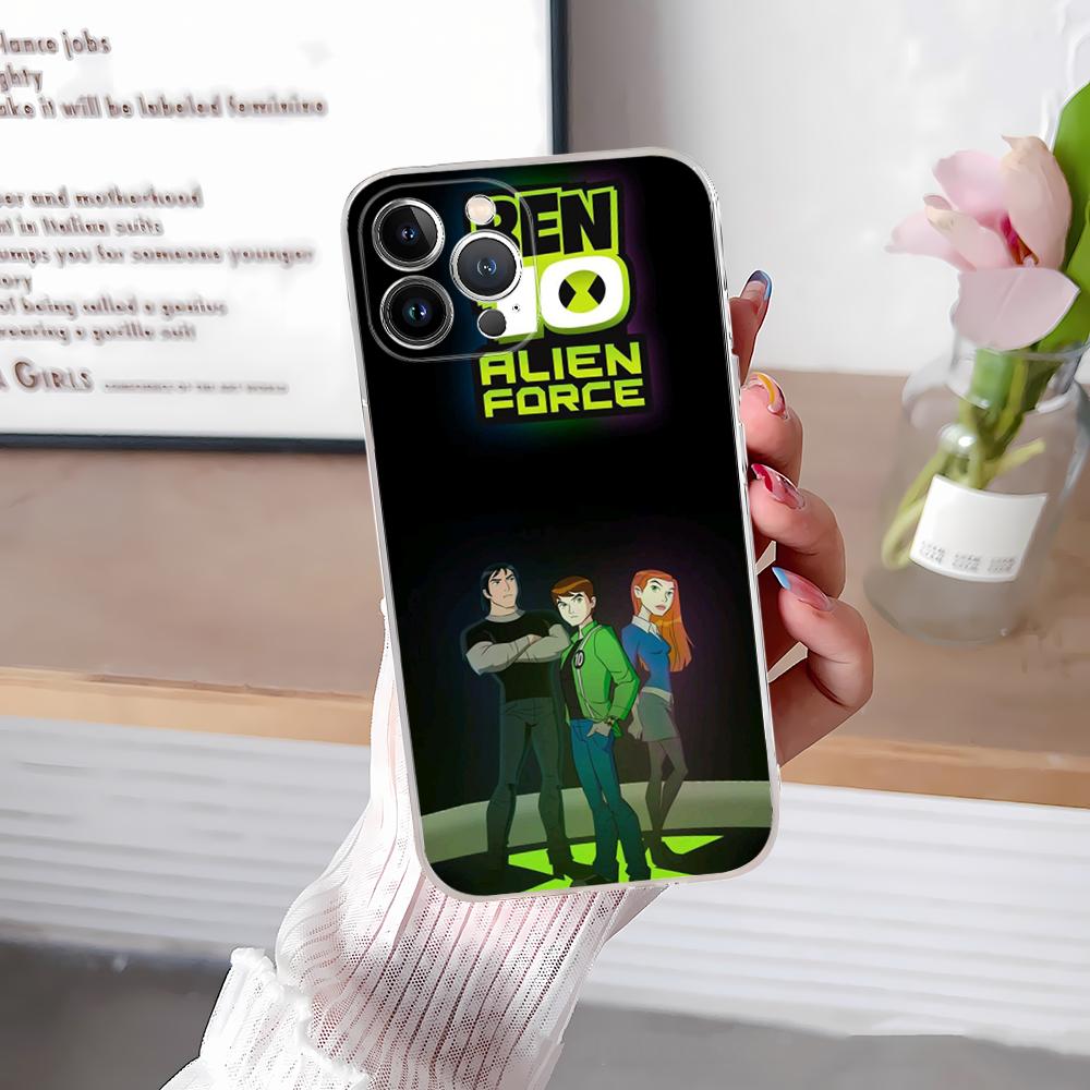 Popular Anime Ben 10 Phone Case For IPhone 16 15 14 11 12 13 Mini Pro XS Max Cover 6 7 8 Plus X Funda Shell