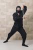 Clearstone Ninja Cosplay Jet Size Halloween Costume, Black, Unisex, 3L, Black,