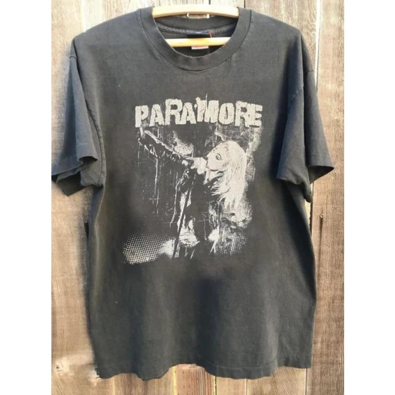 Футболка группы Paramore Мужская футболка Летняя Новая модель Унисекс Повседневная и Модная футболка