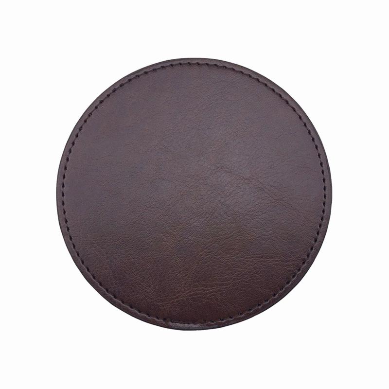 Круглый коврик для стола Кожаные подставки под тарелки Подставка под чашку Термостойкий коврик под чашку Кружка Коврик для кофе Напиток Чай