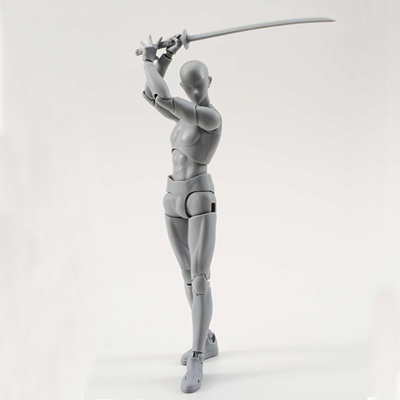 15cm Figures Jointed Doll Model Male Female Painting Drawing Sketch Mannequin Wooden Manikin