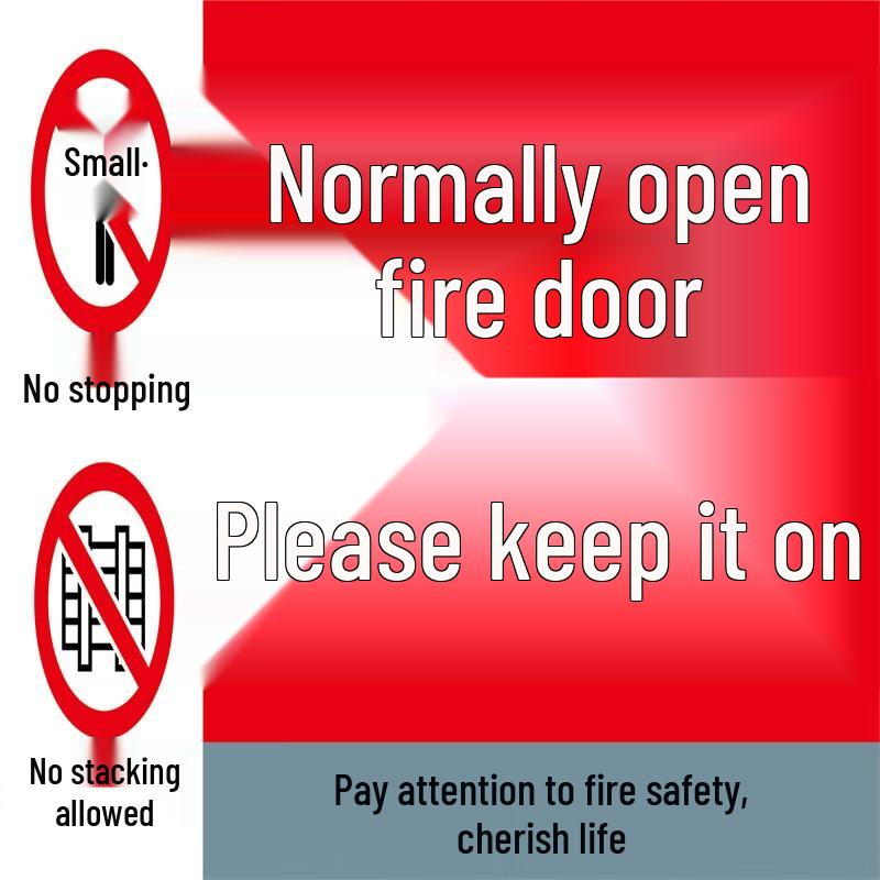 WEZHO Fire Safety Exhaust Vent Warning Sticker