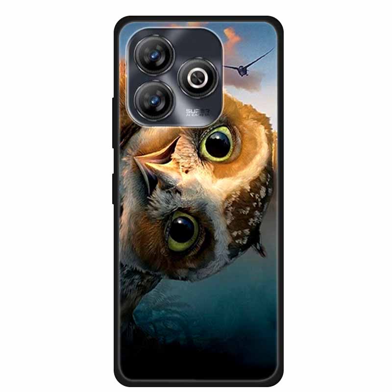 Чехол для ZTE BLADE A75 4G Животные Мягкий Силикон ТПУ Чехлы для Телефона Задняя Крышка Для ZTE BLADEA75 Ударопрочный Волк Защитник Крутой Coque