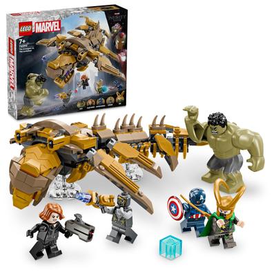 LEGO Супергерои Битва Мстителей и Левиафан Игрушка Подарок Игрушка Блок День рождения Рождество Мальчики Девочки Дети 7 лет 8 лет 9 лет