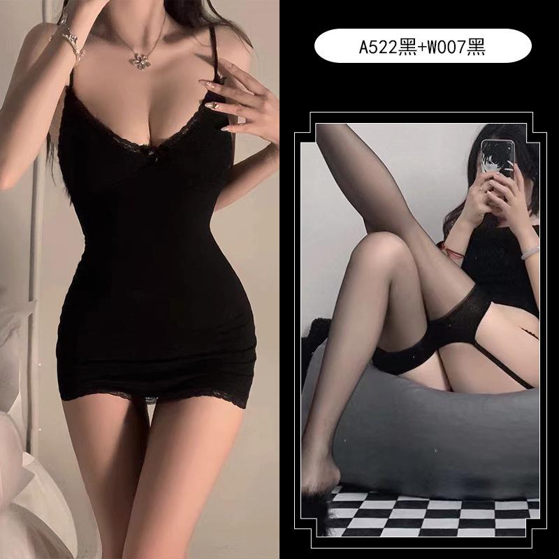 Сексуальное нижнее белье чистое желание подвязки талия облегающая юбка кокетливое без соблазна платье